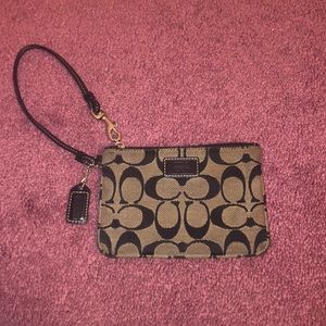 Authentic coach wristlet